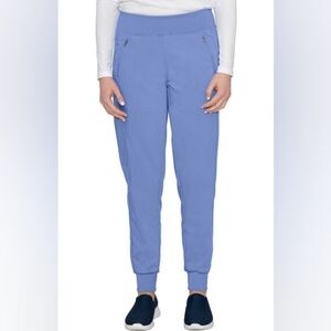 PURPLE LABEL YOGA pants light blue womens xl joggers  Tara Jogger Yoga Scrub